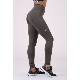 Nebbia Leggings Magasított derékkal 505 - Szafari