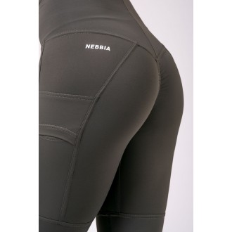 Nebbia Leggings Magasított derékkal 505 - Szafari