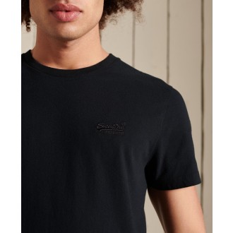 Superdry férfi póló Organic Cotton Vintage Logo - Fekete