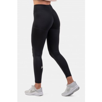 NEBBIA Active leggings magas derékkal és oldalzsebbel 402 - Fekete