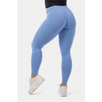 NEBBIA Active leggings magas derékkal és oldalzsebbel 402 - Világoskék