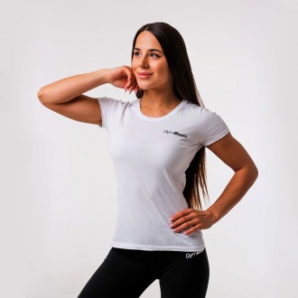 GymBeam Basic White póló - fehér