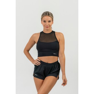 Nebbia FIT Activewear rövidnadrág rejtett zsebbel 442 - FEKETE