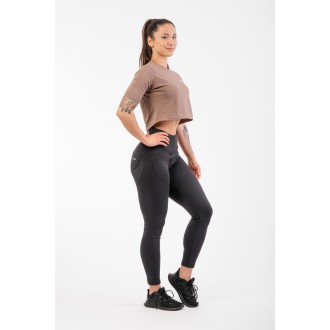 NEBBIA Lifting Effect Bubble Butt leggings with High Waist 587 - Fekete