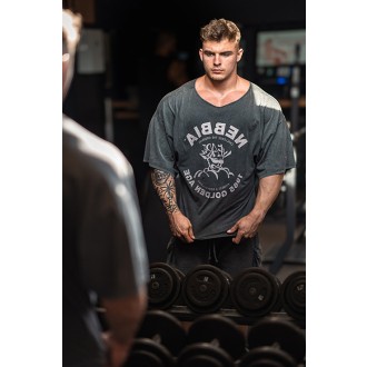 Nebbia Washed Rag Top GOLDEN AGE 788 - black