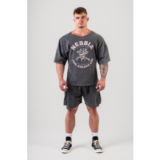 Nebbia Washed Rag Top GOLDEN AGE 788 - black