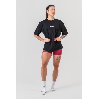 Nebbia Oversized T-Shirt GYM ESSENTIALS 381 - black