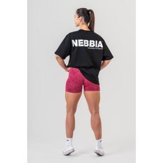 Nebbia Oversized T-Shirt GYM ESSENTIALS 381 - black