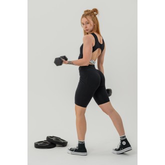Nebbia High waisted biker rövidnadrág 10″ GYM THERAPY 628 - black