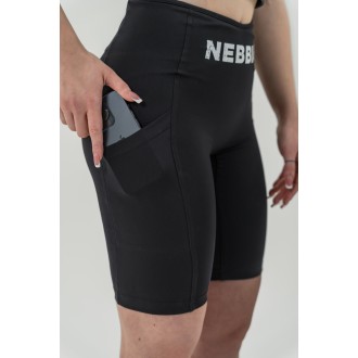 Nebbia High waisted biker rövidnadrág 10″ GYM THERAPY 628 - black