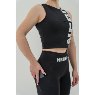 Nebbia High waisted biker rövidnadrág 10″ GYM THERAPY 628 - black