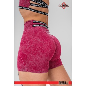 Nebbia Washed High Waisted Leggings rövidnadrág
 HERITAGE 780 - red
