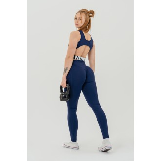 Nebbia Cropped tank top GYM THERAPY 618 - dark blue