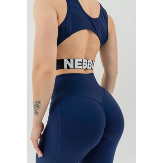 Nebbia Cropped tank top GYM THERAPY 618 - dark blue