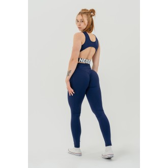 Nebbia Cropped tank top GYM THERAPY 618 - dark blue