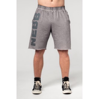 Nebbia Washed-off Gym Rövidnadrág NO BS 367 - light grey