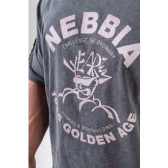 Nebbia Washed Oversized T-Shirt GOLDEN AGE 790 - black