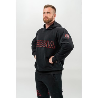 Nebbia Long Pullover Hoodie LEGACY 704 - black