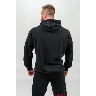 Nebbia Long Pullover Hoodie LEGACY 704 - black