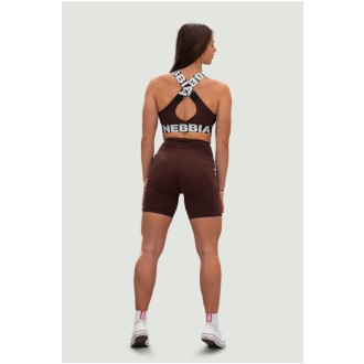 Nebbia Fit & Smart Biker rövidnadrág
 575 - dark brown