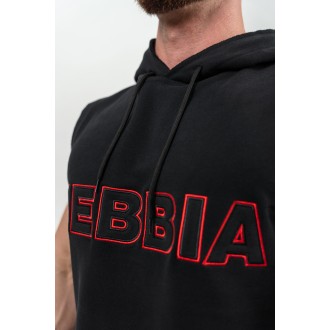 Nebbia Sleeveless Hoodie Sweatshirt IRON BEAST 710 - black