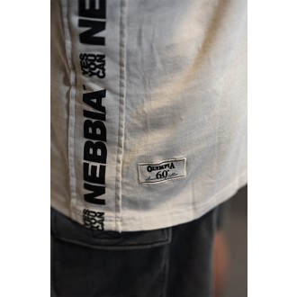 Nebbia Washed Oversized T-Shirt GOLDEN AGE 790 - light grey