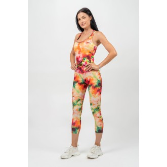 Nebbia Sporty Slim-Fit Crop Tank Top 422 - rainbow