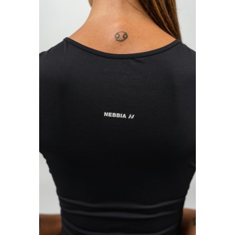 Nebbia Cropped Tank Top CONFIDENCE 476 - black