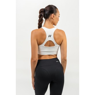 Nebbia Medium-Support Racerback Sportmelltartó AGILE 471 - white