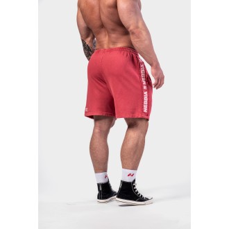 Nebbia Washed Sweat rövidnadrág LEGEND 786 - red
