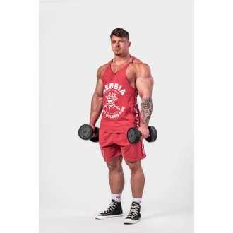 Nebbia Washed Sweat rövidnadrág LEGEND 786 - red