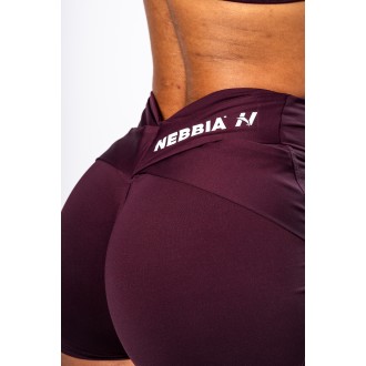 Nebbia V-shaping Belt rövidnadrág STRONG BEAUTY 428 - DARK RED