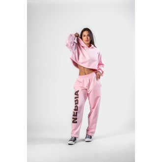 Nebbia Loose-Fit Baggy Nadrág BOYFRIEND STYLE 432 - pink