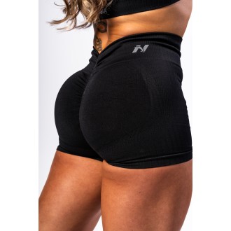 Nebbia High Waisted Push-Up rövidnadrág TOTALLY SEAMLESS 304 - black