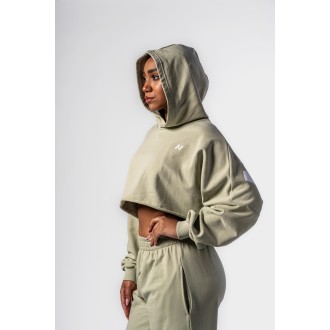 Nebbia Oversized Hoodie OWN YOUR POWER 433 - LIGHT GREEN