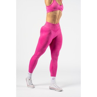 Nebbia High Waisted Push-Up Leggings TOTALLY SEAMLESS 303 - pink