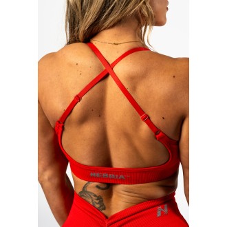 Nebbia Medium-Support Sportmelltartó TOTALLY SEAMLESS 305 - red