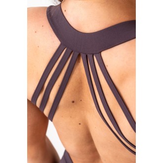 Sculpting Flared Jumpsuit OWN THE GYM 397 - brown