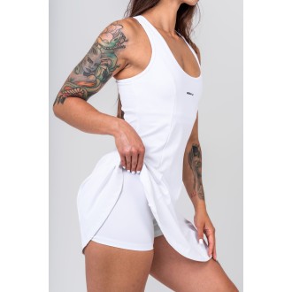 2-in-1 Sporty Dress GYM CHIC 398 - white