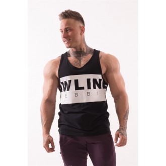 NEBBIA AW 90"S Muscle ujjatlan trikó 723 - Fekete