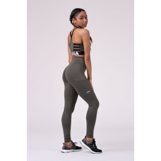 Nebbia Leggings Magasított derékkal 505 - Szafari